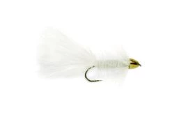 Woolly Bugger White Mit Conehead Gold