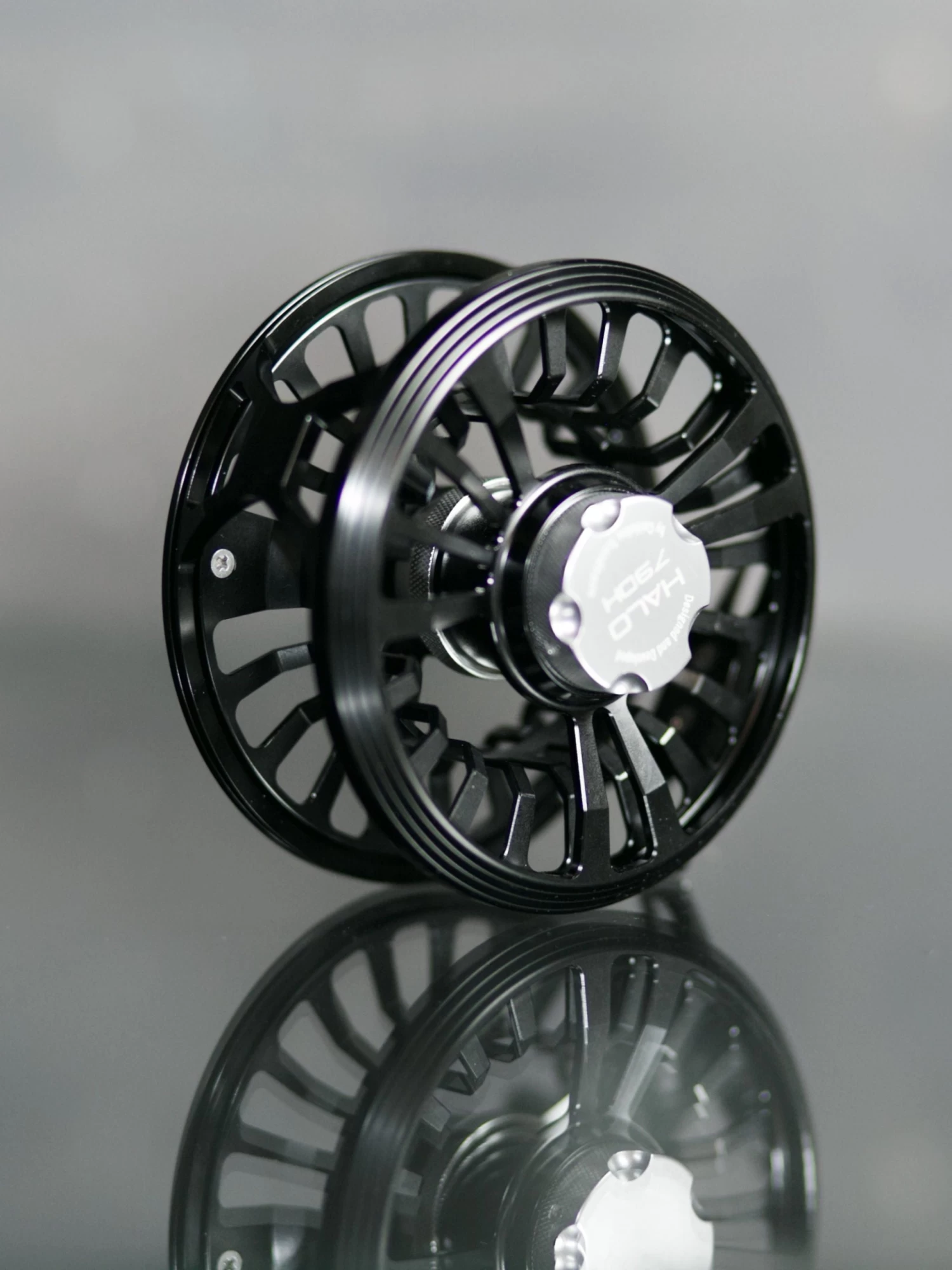 Guideline Halo DH Fliegenrolle Black Stealth – Bild 2