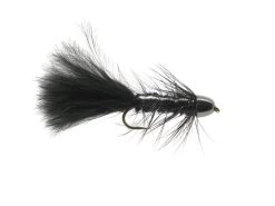 Wooly Bugger Mit Conehead Schwarz/Nickel