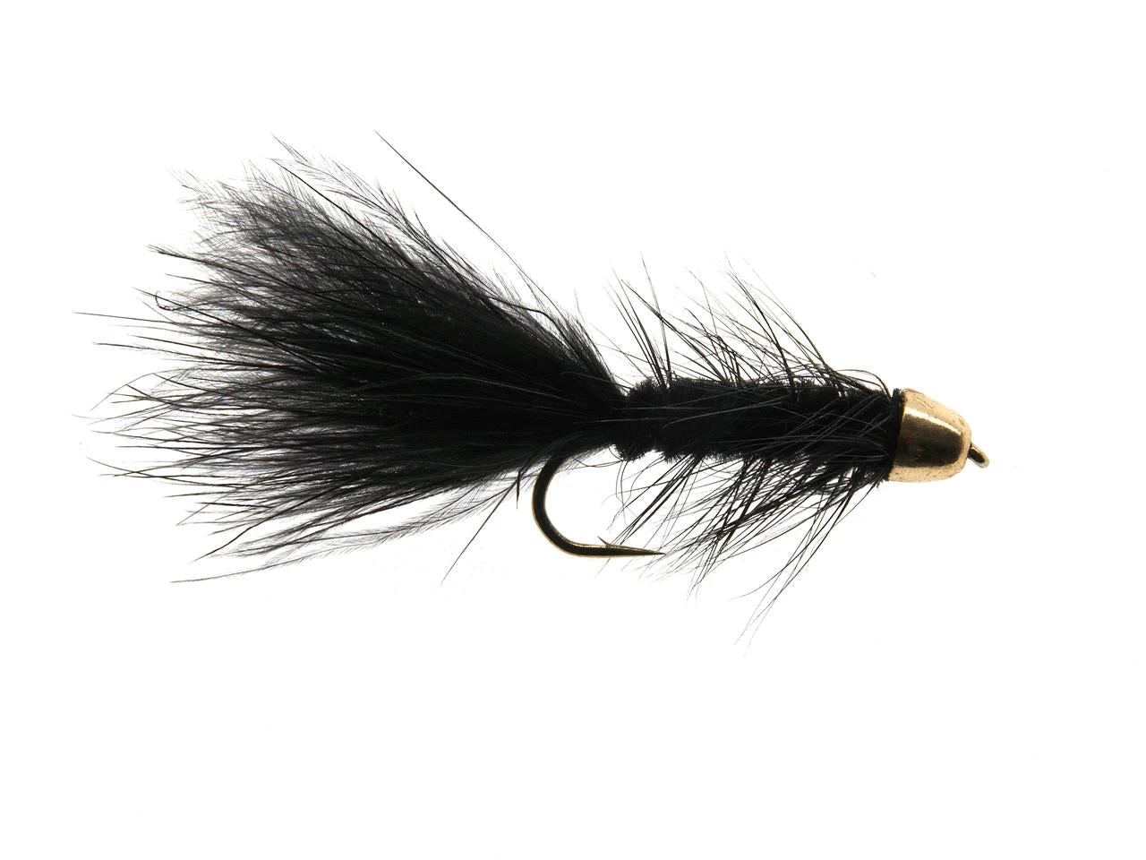 Wooly Bugger Mit Conehead Schwarz/Gold