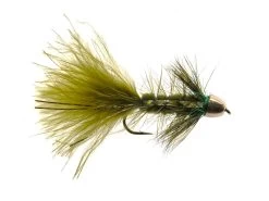 Wooly Bugger Mit Conehead Olive/Gold