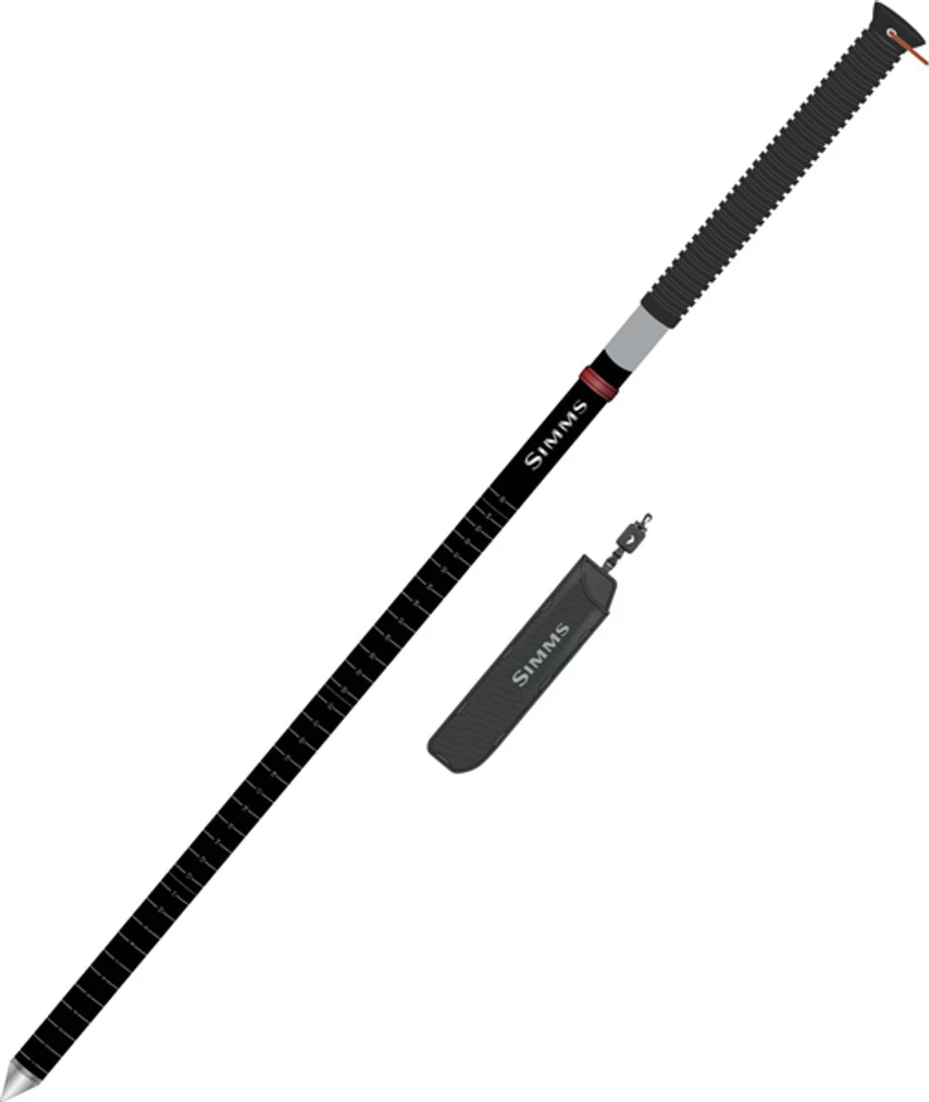 SIMMS Wading Staff Aluminum Black – Bild 2